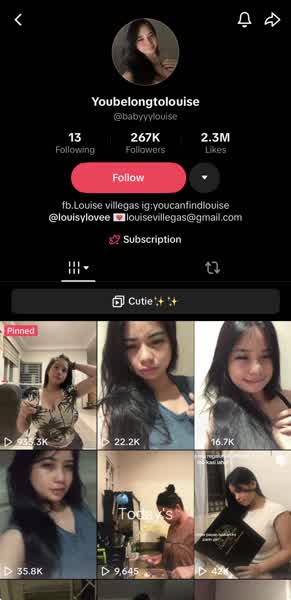 Louise Villegas Nude Filipina - Babyyylouise Tiktok Porn Photos